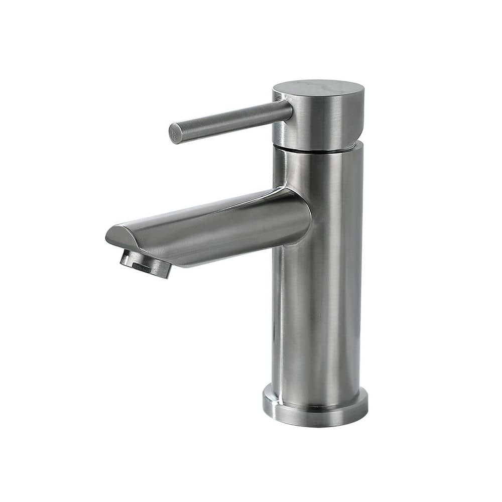 Modern Luxurious Single Handle Single Hole Bathroom Sink Faucet Bathroom Faucet with Handle in Brushed Nickel price history on PriceWatchPro