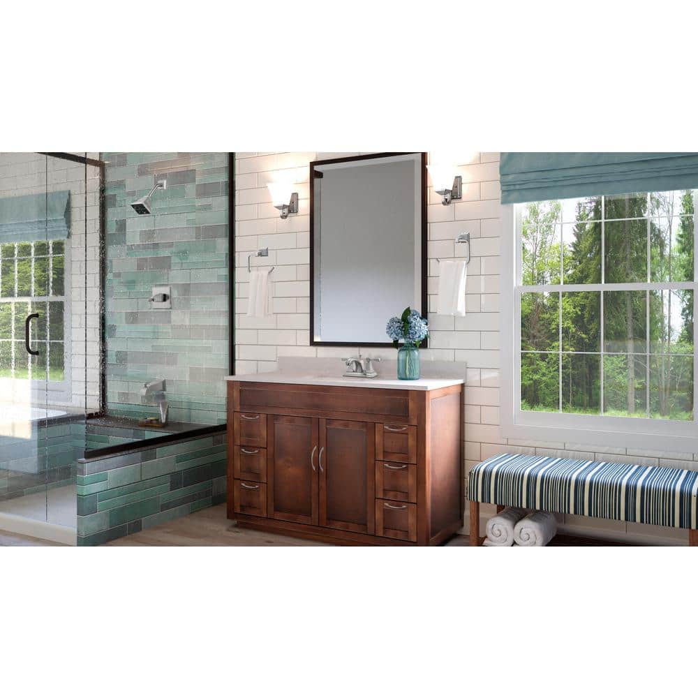 Satin Nickel Wall Mounted Brass Towel Ring