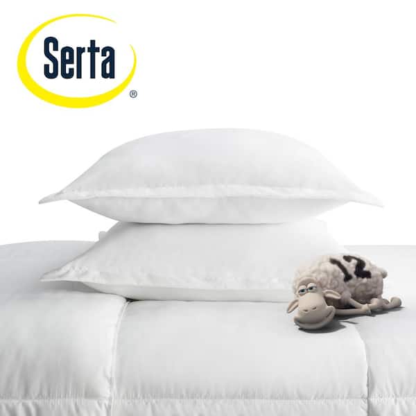 Serta Cool and Fresh Sheet Set Queen 85-Thread-Count Microfiber Grey Bed- Sheet in the Bed Sheets department at