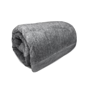 Melange Viscose from Bamboo Cotton Bath Sheet - Charcoal