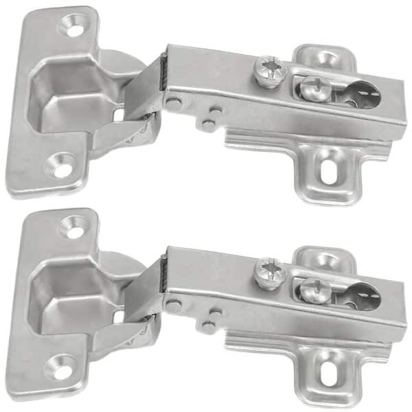Full Overlay European Frameless 110-Degree Hinge (10-Pack)