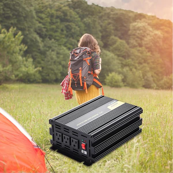 VEVOR 2500-Watt DC 24-Volt Power Inverter Modified Sine Wave Inverter with  LCD Remote Controller LED Indicator for Truck RV ZXN2K5-24-120I14HV9 - The  Home Depot