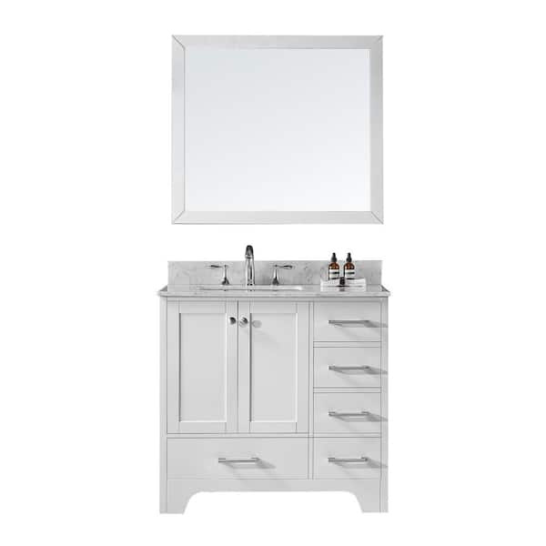 Single Sink Bathroom Vanity, Bathroom Vanity And Mirror Set