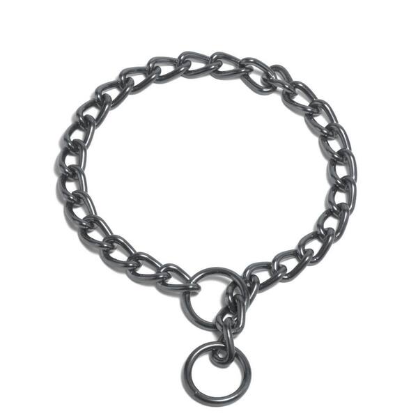 Platinum Pets 20 in. x 3 mm Coated Steel Chain Training Collar in Chrome