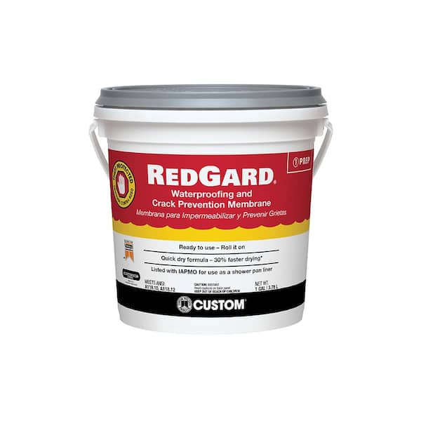 Custom Building Products RedGard 1 Gal. Waterproofing and Crack Prevention Membrane