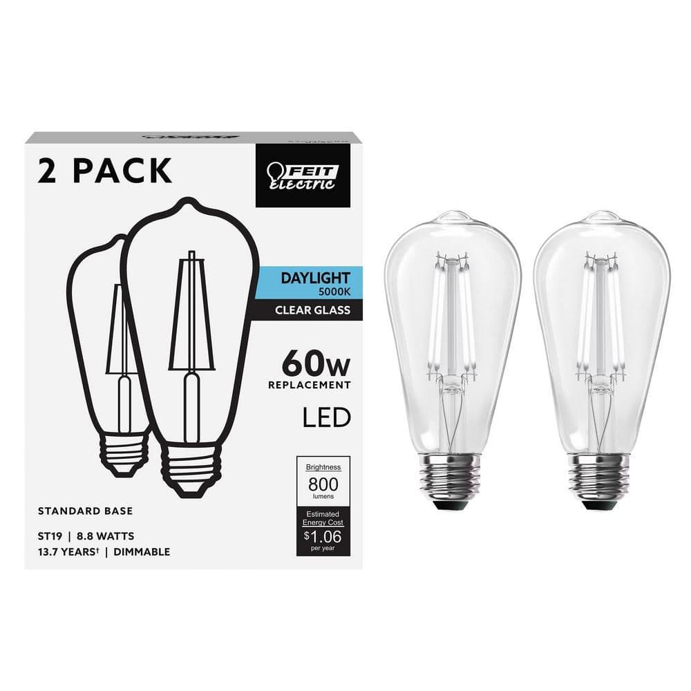 【新品未使用】VETRO No.19LED LIGHT EX BlueStars A19 LED Vintage LED Filament Bulb E26 Standard Base 120V
