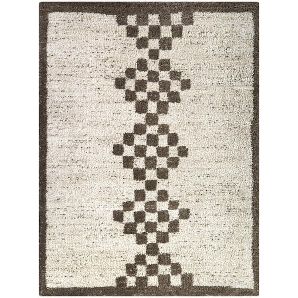BALTA Ernst Brown 5 ft. x 7 ft. Geometric Area Rug