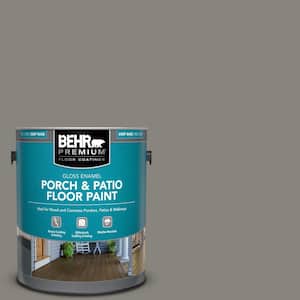 1 gal. #PPU24-07 Barnwood Gray Gloss Enamel Interior/Exterior Porch and Patio Floor Paint