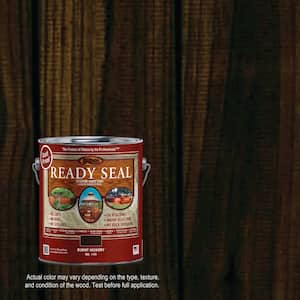 1 Gal. Burnt Hickory Exterior Wood Stain and Sealer