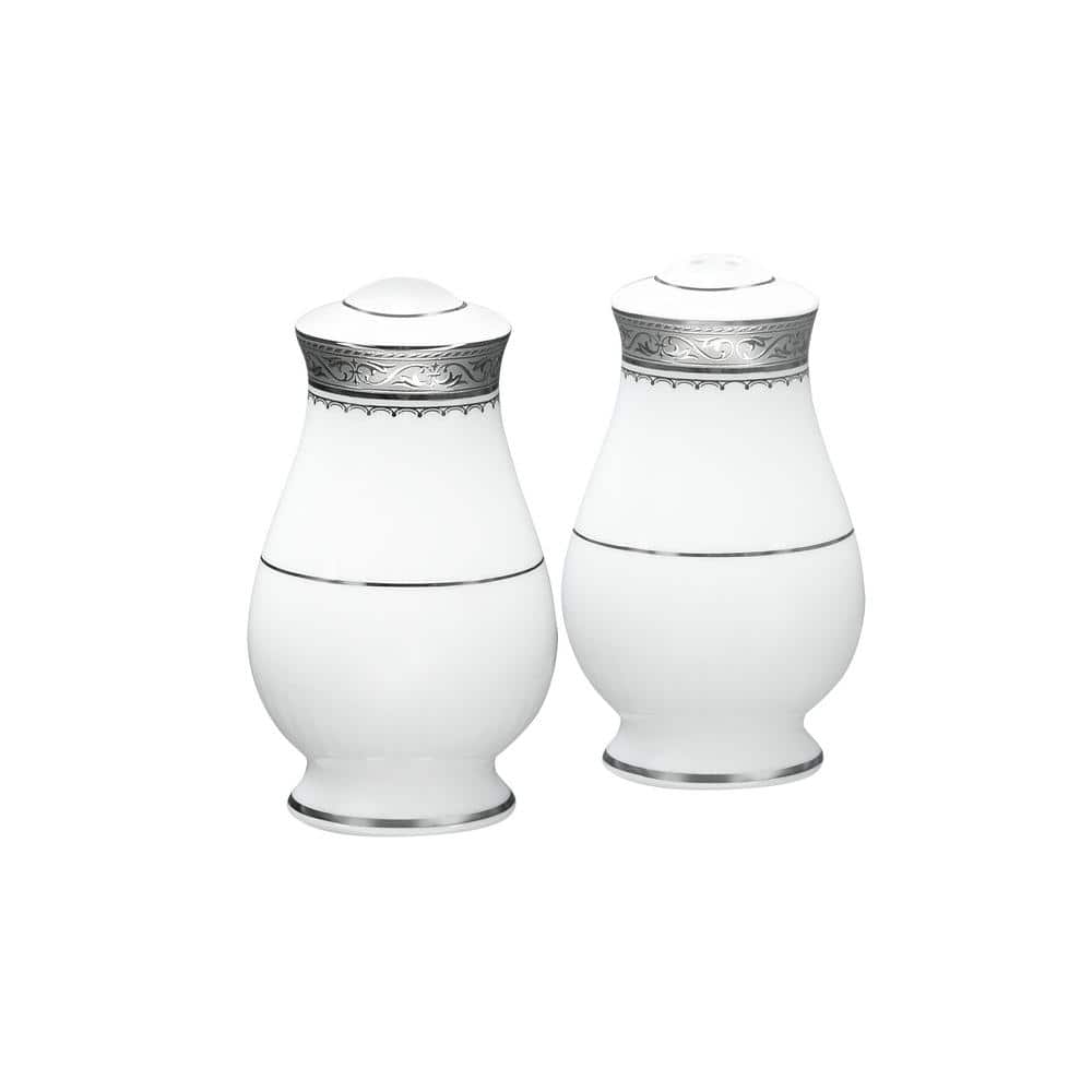 Odessa Platinum 3.5 in. (Platinum) Bone China Salt and Pepper Set price history on PriceWatchPro