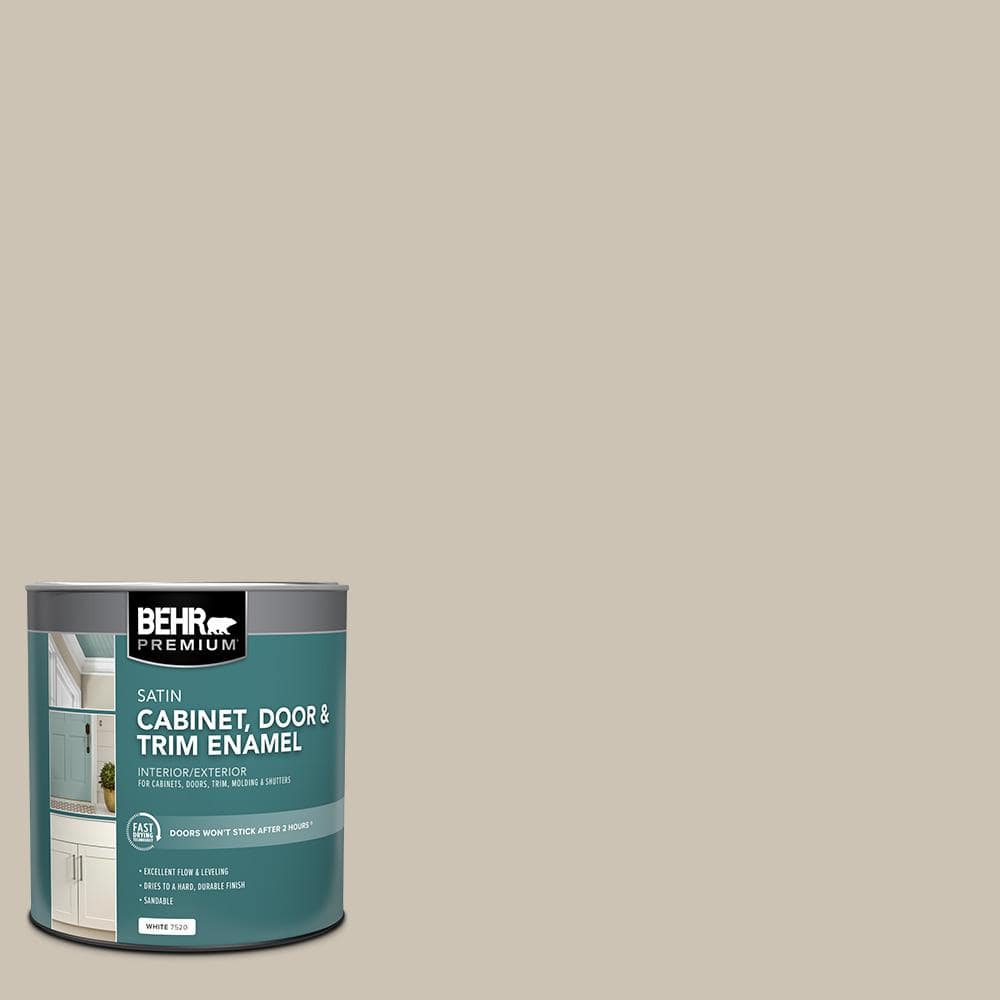 BEHR PREMIUM 1 qt. PPU508 Sculptor Clay Satin Enamel Interior