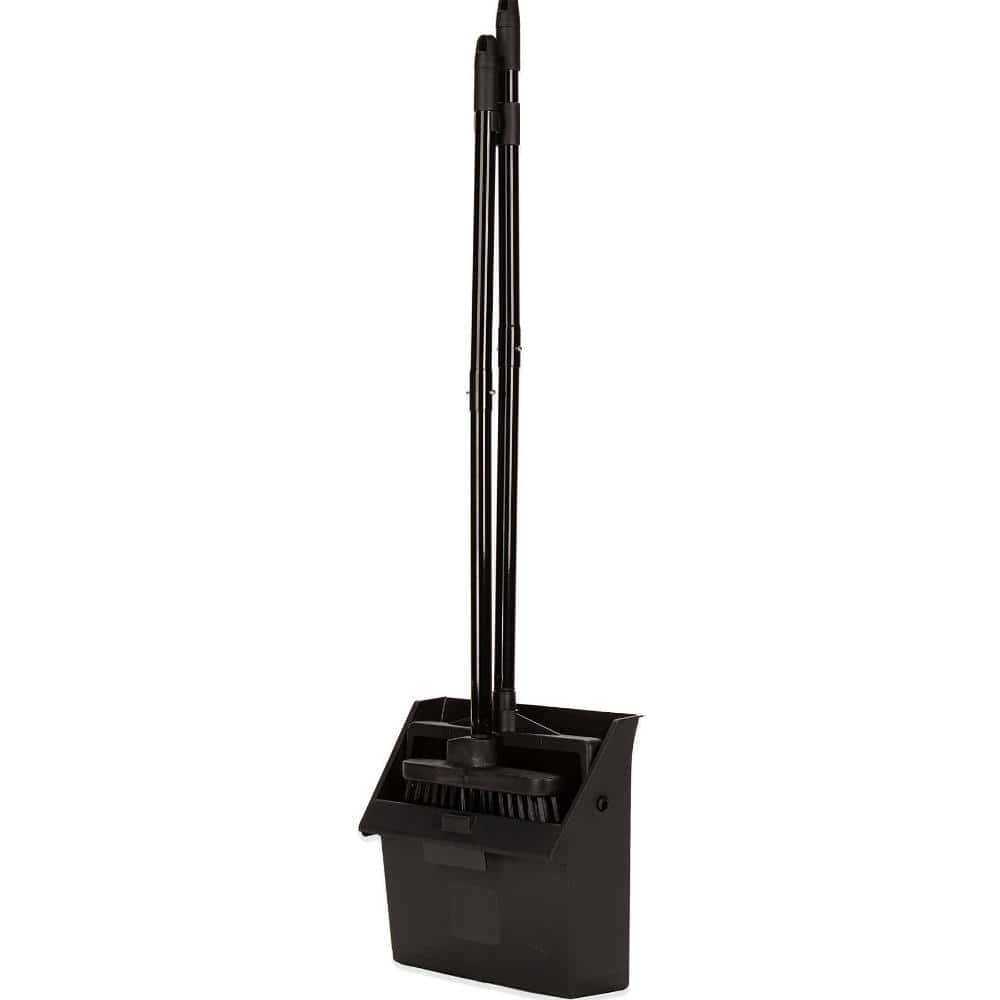 "Duo-Pan Upright Broom and Dustpan Set, 36""  Handle Polyvinyl Chloride, 1 Count, Black" price history on PriceWatchPro
