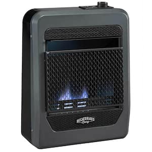 Propane Gas Vent Free Blue Flame Gas Space Heater With Base Feet - 10,000 BTU