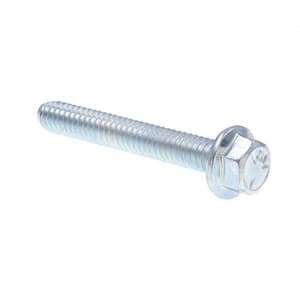 1/4 in.-20 x 1-3/4 in. Zinc Plated Case Hardened Steel Serrated Flange Bolts (25-Pack)