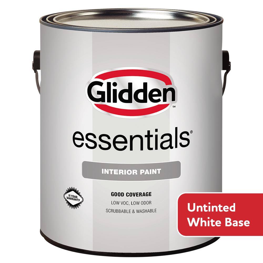 Glidden Essentials 1 gal. PPG1095-1 Parchment Paper Flat Interior Paint  PPG1095-1E-01F - The Home Depot