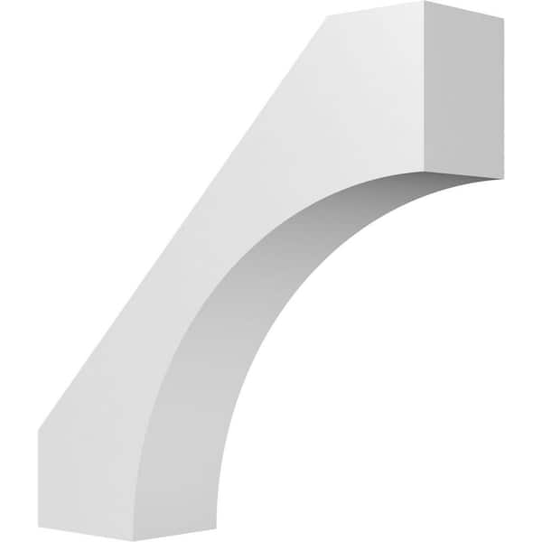 Ekena Millwork Westlake 3 in. x 12 in. x 12 in. Architectural Grade PVC Knee Brace