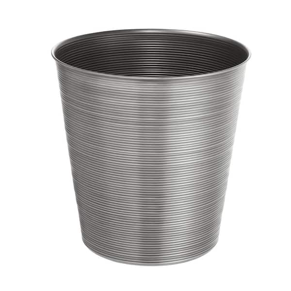 IDESIGN Reid Waste Can in Pewter