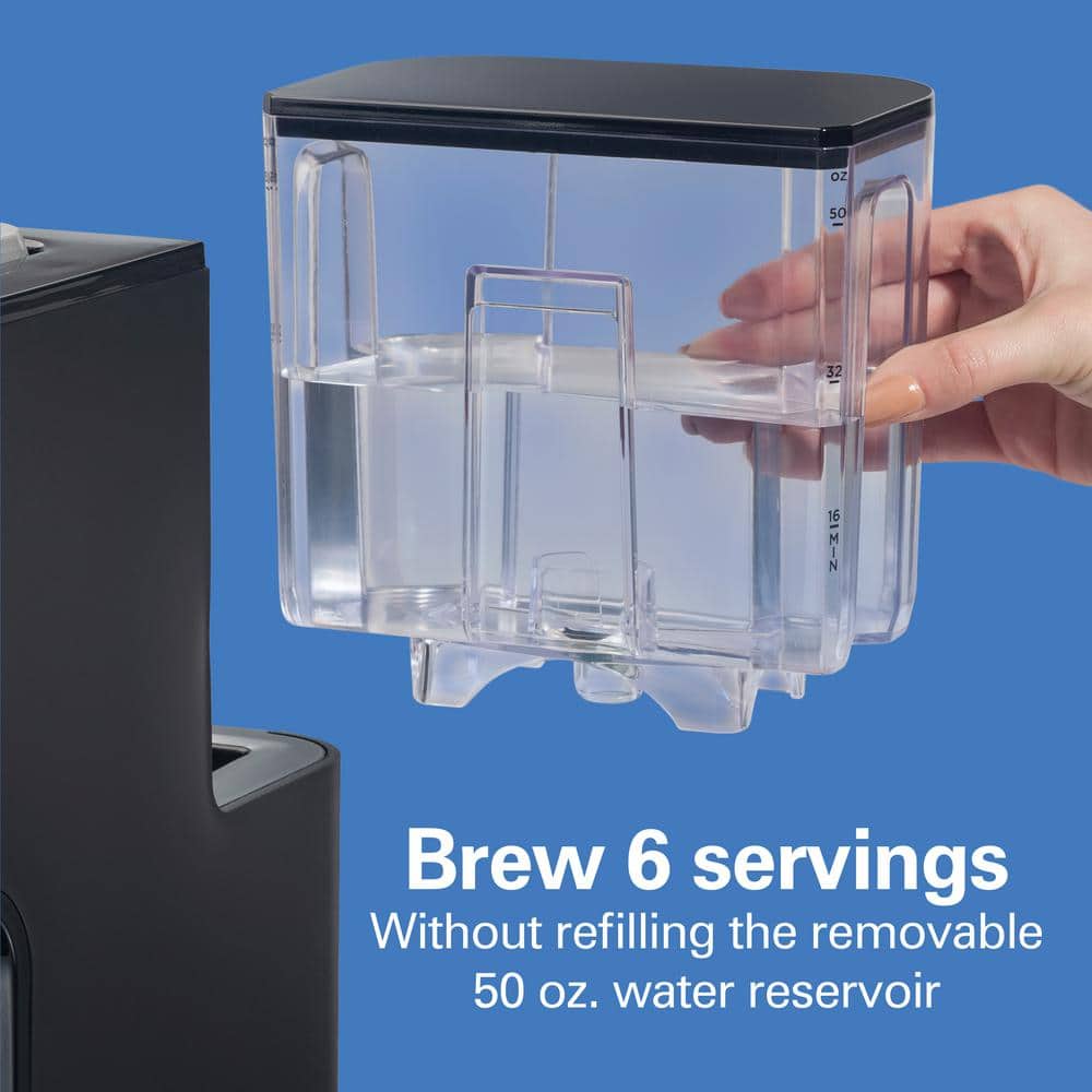 Hamilton Beach Black Single-Serve Iced & Hot Coffee Maker