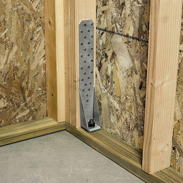 HTT 16 in. 11-Gauge Tension Tie Kit with Bearing Plate and Screws