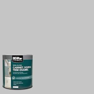 1 qt. #T15-6 Dreamscape Gray Semi-Gloss Enamel Interior/Exterior Cabinet, Door & Trim Paint