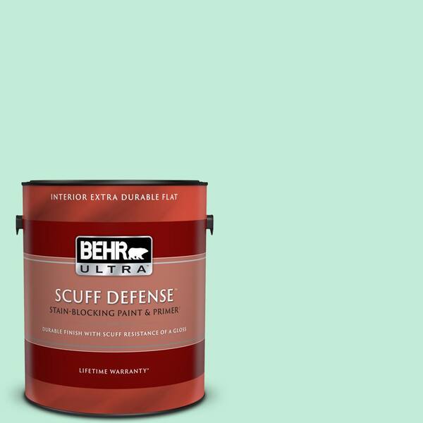 BEHR ULTRA 1 gal. 470A 2 Seafoam Pearl Extra Durable Flat