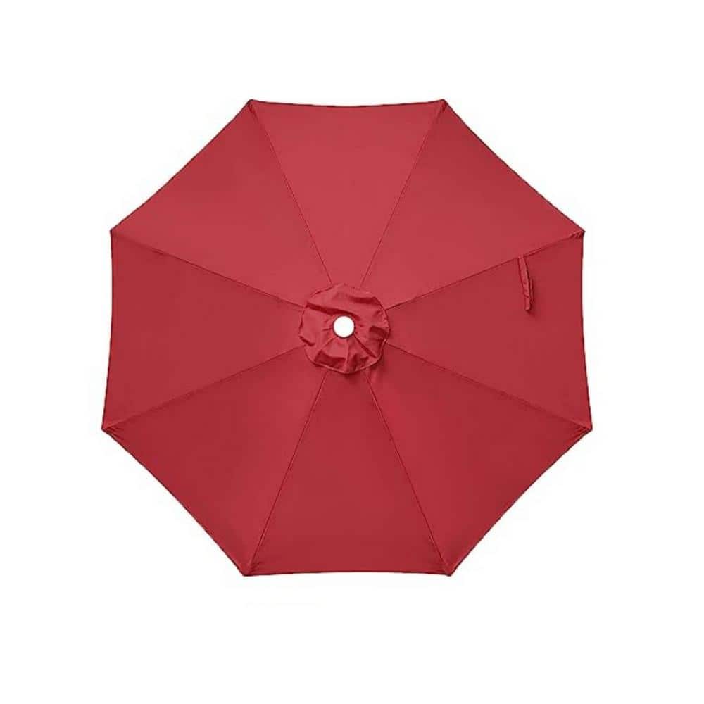 ITOPFOX 9 ft. Patio Umbrella Replacement Canopy Outdoor Table Market Yard Umbrella Replacement
