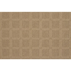 Desert Springs - Sand - Beige 13.2 ft. 33.94 oz. Wool Pattern Installed Carpet