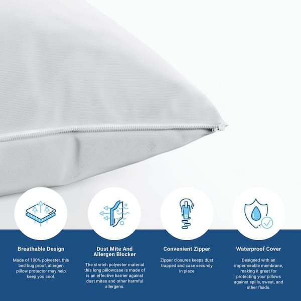 Waterproof pillowcase 2025 king size