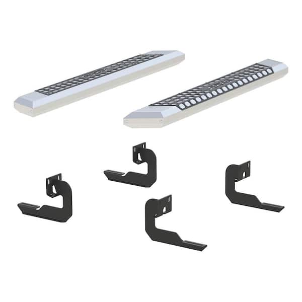 Aries AdvantEDGE Chrome Aluminum 53-Inch Truck Running Boards, Select Ford F-150