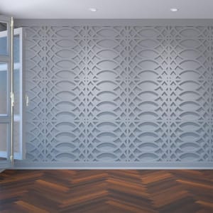 23 3/8"W x 23 3/8"H x 3/8"T Large Montrose Decorative Fretwork Wall Panels in Architectural Grade PVC