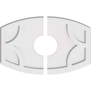 22 in. x 14.62 in. x 1 in. Kailey Architectural Grade PVC Contemporary Ceiling Medallion (2-Piece)
