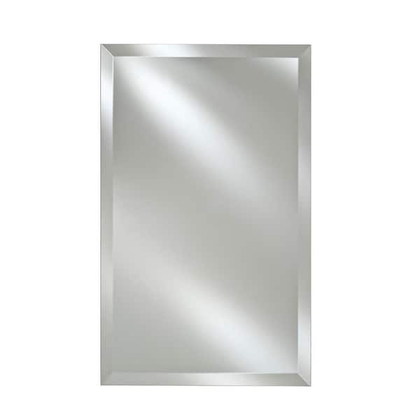 Afina Single Door 20 in. x 26 in. Recessed Basix Frameless Beveled