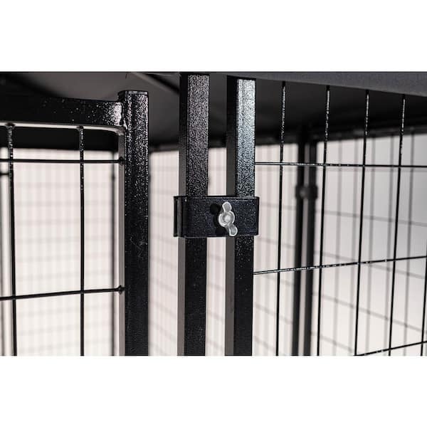 Stay Series Steel Grey Studio Kennel (4ft. x 4ft. x 6ft.)