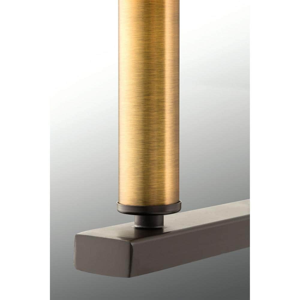 Antique Bronze 15" Dimmable Wall Sconce with Linen Shade