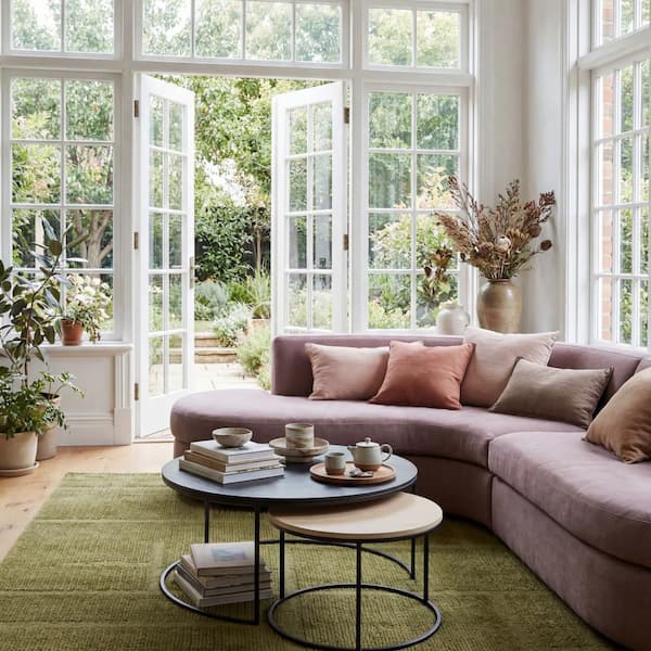 Cerisse Abstract Bohemian Area Green 5 ft. x 8 ft. Indoor Area Rug
