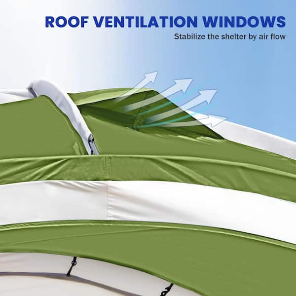 Zeus & Ruta Green Large Sun Shelter for 9-12 People UPF50+ Zeus & Ruta Green Large Sun Shelter for 9-12 People UPF50+