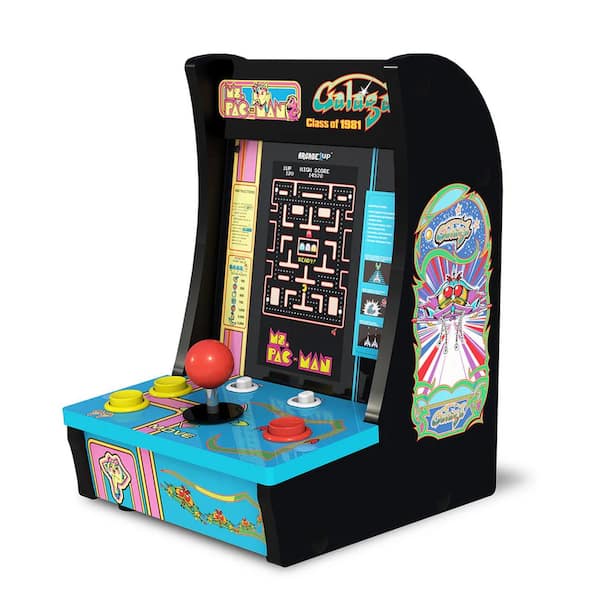 Ms. Pac-Man Class of '81 Countercade Arcade Machine with 3 Retro Games