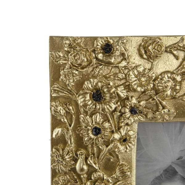 インテリア額です for Frame, Picture Textured Gold in. 9.5 x in. 7.5 Luxury Retro 額縁