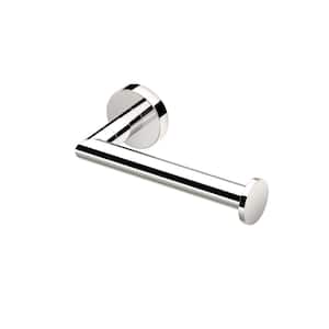 Glam Euro Toilet Paper Holder in Polished Nickel