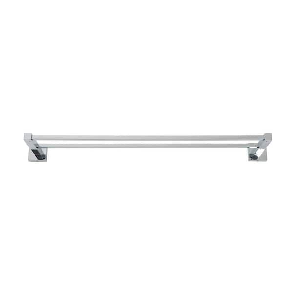 Italia Capri 24-in. Double Towel Bar in Chrome