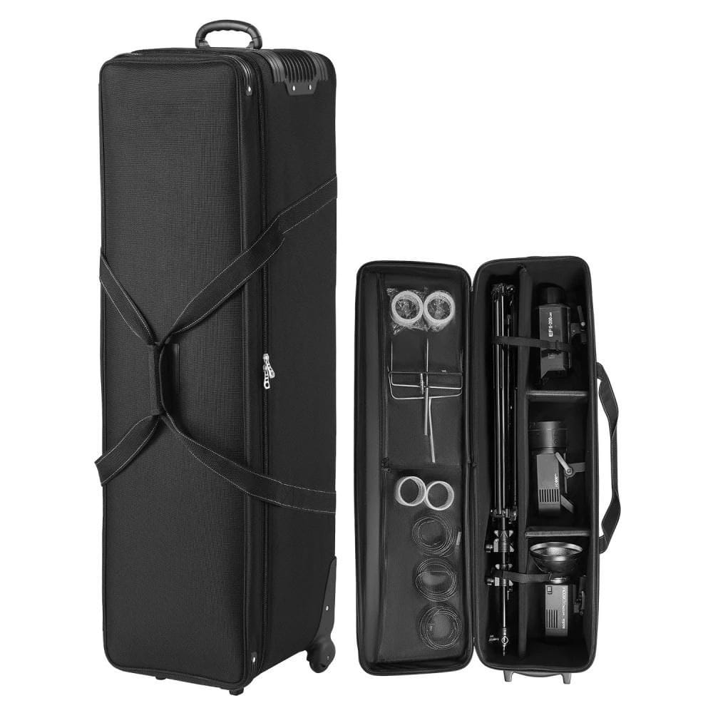 51.57 in. W x 14.37 in. D x 14.96 in. H Rolling Camera Bag with Wheels Straps for Light Stands, Tripods, Telescopes price history on PriceWatchPro