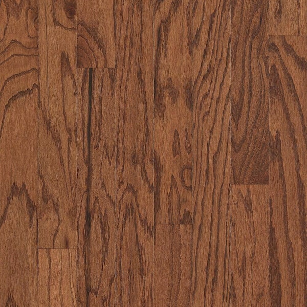 Take Home Sample - Springdale Saddle Oak 3/8 in. T x 3 in. W T+G Smooth Engineered Hardwood Flooring