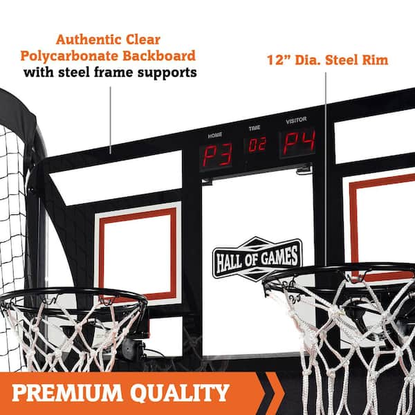 Best Buy: Hall of Games Premium 2-Player Arcade Cage Basketball Game  BG132Y20011