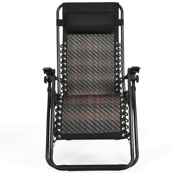 テーブル・チェア・ハンモック XWAG PRODUCTS MOROBRASS quarter unit FORCLOVER 2-Pieces Folding Patio Metal and Rattan Outdoor