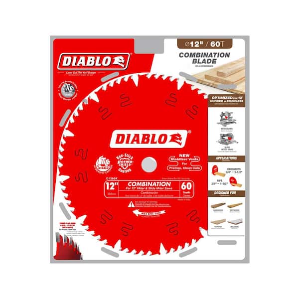 ディアス　12枚 DIABLO 12in. x 60-Tooth Combination Saw Blade for Wood D1260X