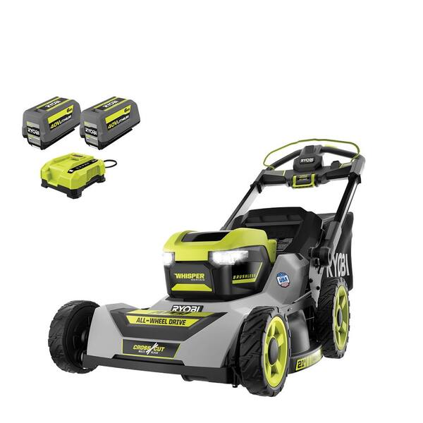 Home depot battery mower discount