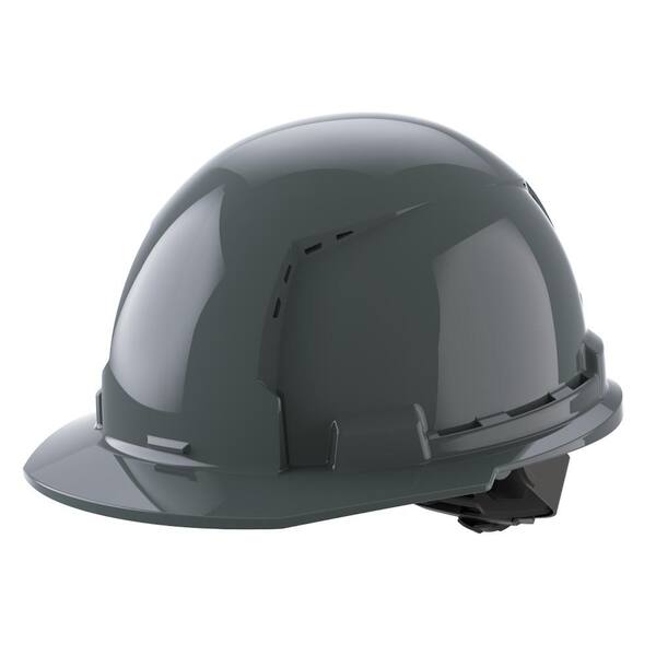 Milwaukee BOLT White Type 1 Class C Front Brim Vented Hard Hat with 4 Point Ratcheting Suspension
