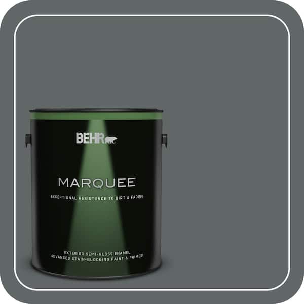 BEHR MARQUEE 1 gal. #N450-6 Binary Star Semi-Gloss Enamel Exterior Paint & Primer