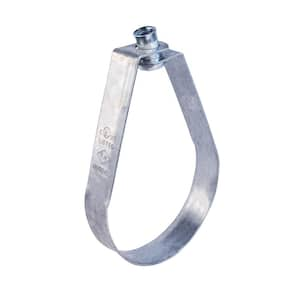 3 in. Swivel Loop Hanger for Vertical Pipe Support, Galvanized Steel