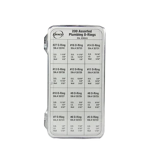 DANCO - 200-Piece O-Ring Kit